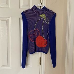 Urban Outfitters Cherry scoopneck sweater
